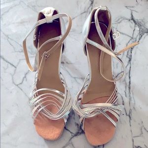 A pair of brand new dancing shoes